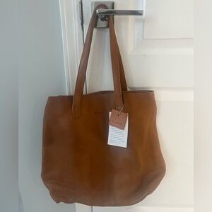 Nimes leather tote bag